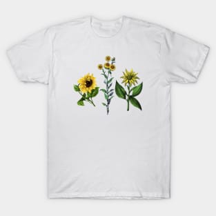 Vintage Botanical Flower T-Shirt